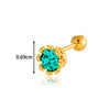 Wholesale Piercing Earrings Titanium Steel Geometric Electroplating For Women