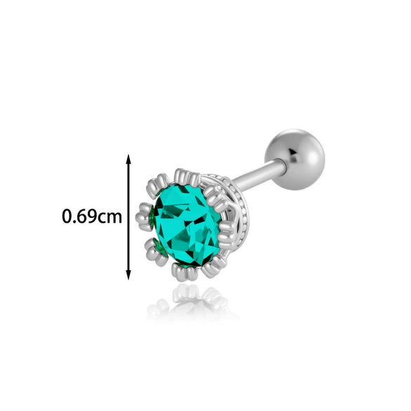 Wholesale Piercing Earrings Titanium Steel Geometric Electroplating For Women