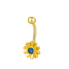 Wholesale Piercing Jewelry Copper Inlaid Zircon Butterfly Flower Star Style For Women