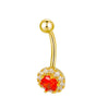 Wholesale Piercing Jewelry Copper Inlaid Zircon Butterfly Flower Star Style For Women
