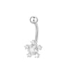 Wholesale Piercing Jewelry Copper Inlaid Zircon Butterfly Flower Star Style For Women