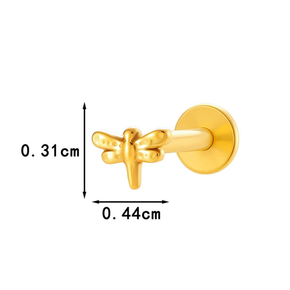 Wholesale Piercing Jewelry Titanium Alloy Animal Zodiac Shape Electroplated For Women