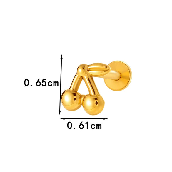 Wholesale Piercing Jewelry Titanium Alloy Animal Zodiac Shape Electroplated For Women