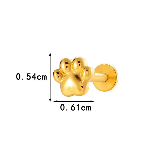 Wholesale Piercing Jewelry Titanium Alloy Animal Zodiac Shape Electroplated For Women