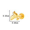 Wholesale Piercing Jewelry Titanium Alloy Animal Zodiac Shape Electroplated For Women