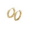 Wholesale Plain Hoop Earrings For Women Copper Geometric Rhinestones Electroplating