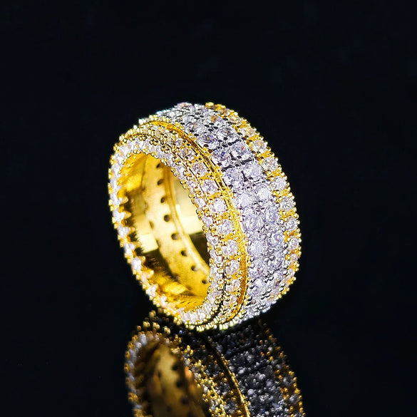 Wholesale Plain Ring Copper Geometric Style Electroplating For Women