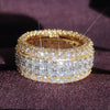 Wholesale Plain Ring Copper Geometric Style Electroplating For Women