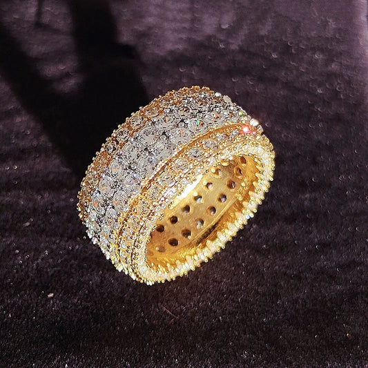 Wholesale Plain Ring Copper Geometric Style Electroplating For Women