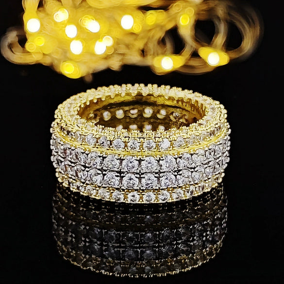 Wholesale Plain Ring Copper Geometric Style Electroplating For Women