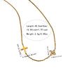 Wholesale Plants Flowers Pattern Stainless Steel Electroplated Women's Earrings Necklace And Bracelet Set Accessories