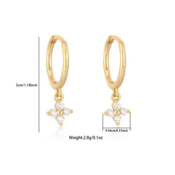 Wholesale Plants Flowers Pattern Stainless Steel Electroplated Women's Earrings Necklace And Bracelet Set Accessories