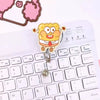 Wholesale Plastic Acrylic Nurse Badge Pendant Retractable Buckle Holder For Student School Bag With Cartoon Style