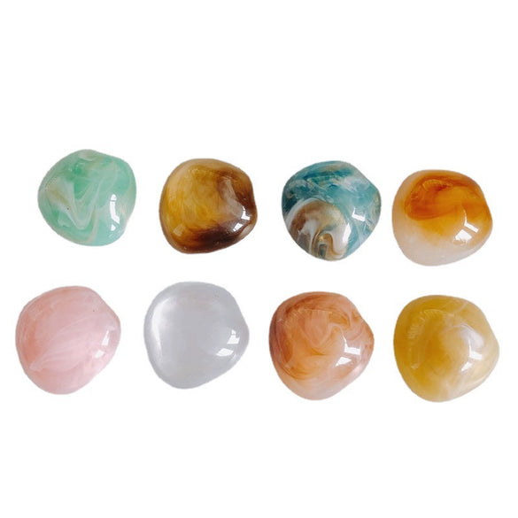 Wholesale Plastic And Resin Accessories For Diy Asymmetrical Shaped Transparent Glass Protection Treated