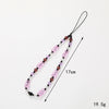 Wholesale Plastic And Resin Animals Handmade Beaded Mobile Phone Chain Pendant For Women