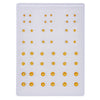 Wholesale Plastic And Resin Antiallergic Earrings With Geometric Design And Electroplating Process