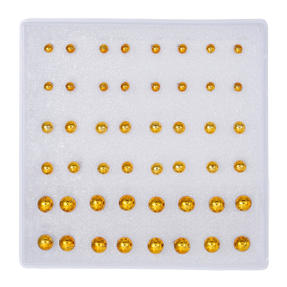 Wholesale Plastic And Resin Antiallergic Earrings With Geometric Design And Electroplating Process
