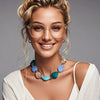 Wholesale Plastic And Resin Geometric Retro Exaggerated Women's Necklace
