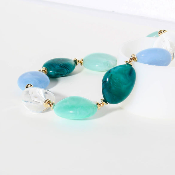 Wholesale Plastic And Resin Geometric Retro Exaggerated Women's Necklace