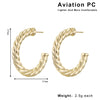 Wholesale Plastic And Resin Geometric Retro Light Luxury Hollow Electroplated Women's Earrings