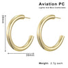 Wholesale Plastic And Resin Geometric Retro Light Luxury Hollow Electroplated Women's Earrings