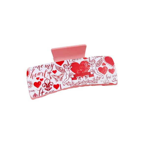 Wholesale Plastic And Resin Handmade Love Hairpin For Women In Sweet Style