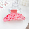 Wholesale Plastic And Resin Handmade Love Hairpin For Women In Sweet Style