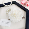 Wholesale Plastic And Resin Handmade Plant Flowers Style Hair Rope Hair Ring And Back Hair Clip For Women