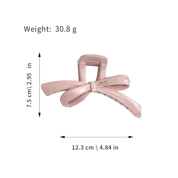 Wholesale Plastic And Resin Handmade Simple Style Women's Large Grab Clip Hair Accessories