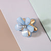 Wholesale Plastic And Resin Handmade Women's Hair Claw Clips With Cat's Eye And Flower Design