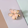 Wholesale Plastic And Resin Handmade Women's Hair Claw Clips With Cat's Eye And Flower Design