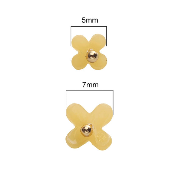 Wholesale Plastic And Resin Osmanthus Pendant Beaded Handmade Jewelry And Clothing Accessories