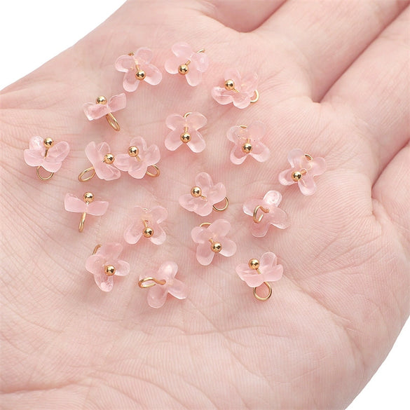 Wholesale Plastic And Resin Osmanthus Pendant Beaded Handmade Jewelry And Clothing Accessories