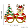 Wholesale Plastic Cartoon Christmas Glasses For Holiday Party Decor