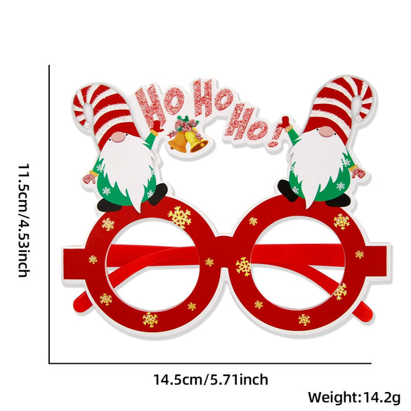 Wholesale Plastic Cartoon Christmas Glasses For Holiday Party Decor
