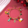 Wholesale Plastic Christmas Bracelet With Snowflake Bell And Festive Elements