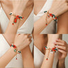 Wholesale Plastic Christmas Bracelet With Snowflake Bell And Festive Elements