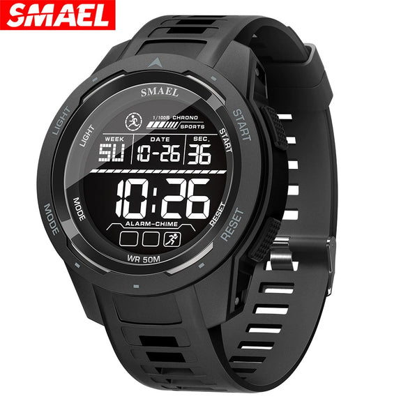 Wholesale Plastic Electronic Watch Round Dial Led Luminous Digital Display Outdoor Sports Multifunctional Waterproof Watch
