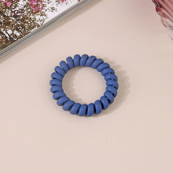 Wholesale Plastic Handmade High Elastic Women's Hair Ring For Tying Ponytails