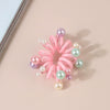 Wholesale Plastic Handmade High Elastic Women's Hair Ring For Tying Ponytails