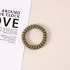 Wholesale Plastic Handmade High Elastic Women's Hair Ring For Tying Ponytails