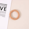 Wholesale Plastic Handmade High Elastic Women's Hair Ring For Tying Ponytails
