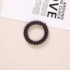 Wholesale Plastic Handmade High Elastic Women's Hair Ring For Tying Ponytails