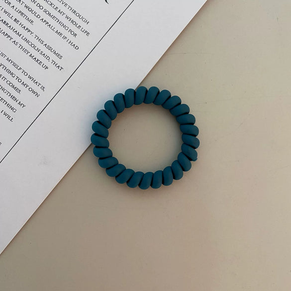 Wholesale Plastic Handmade High Elastic Women's Hair Ring For Tying Ponytails