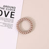 Wholesale Plastic Handmade High Elastic Women's Hair Ring For Tying Ponytails