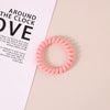 Wholesale Plastic Handmade High Elastic Women's Hair Ring For Tying Ponytails