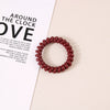 Wholesale Plastic Handmade High Elastic Women's Hair Ring For Tying Ponytails