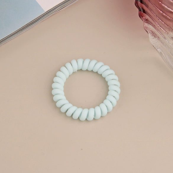 Wholesale Plastic Handmade High Elastic Women's Hair Ring For Tying Ponytails