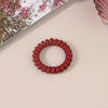 Wholesale Plastic Handmade High Elastic Women's Hair Ring For Tying Ponytails
