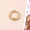 Wholesale Plastic Handmade High Elastic Women's Hair Ring For Tying Ponytails